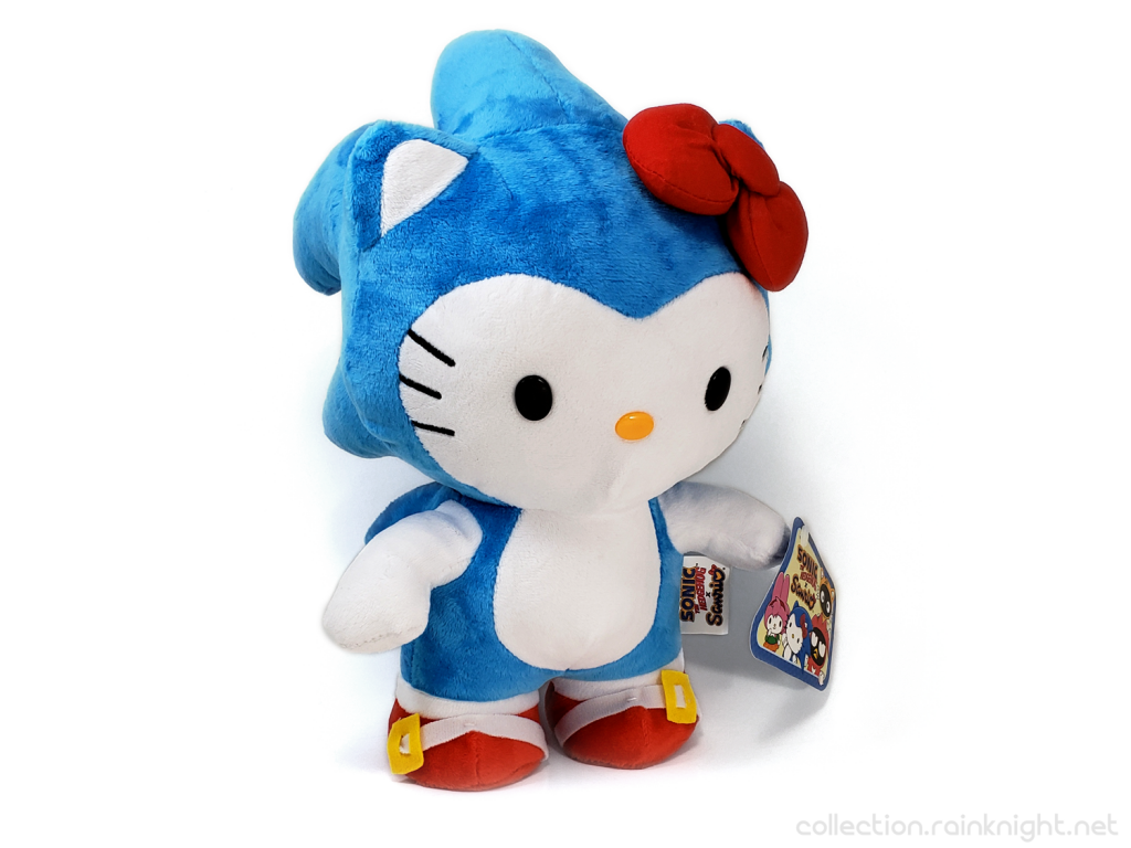Hello Kitty dressed as Sonic the Hedgehog