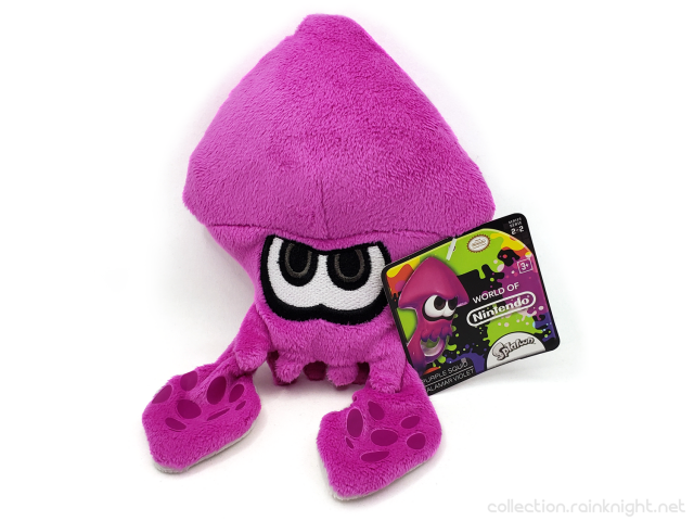 Jakks Pacific – World of Nintendo – Splatoon – Purple Squid Plush