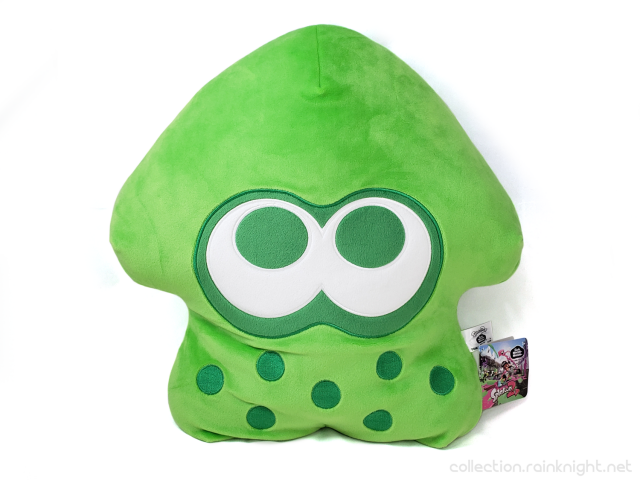 TOMY – Club Mocchi- Mocchi- Game Style – Splatoon 2 Plush – Neon Green Squid (Large)