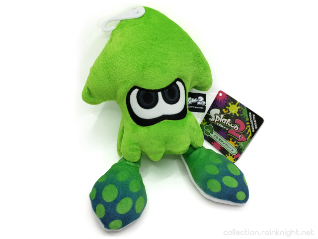 San-ei – Splatoon Allstar Collection – Splatoon 2 – Neon Green Squid Plush