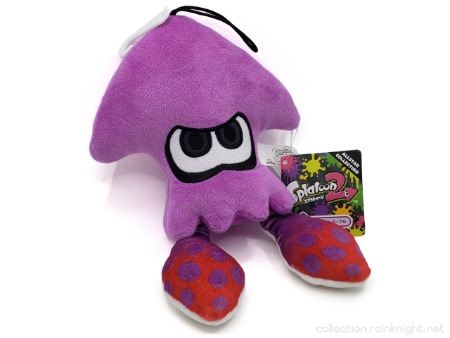 Little Buddy (San-ei) – Splatoon Allstar Collection – Splatoon 2 – Neon Purple Squid Plush