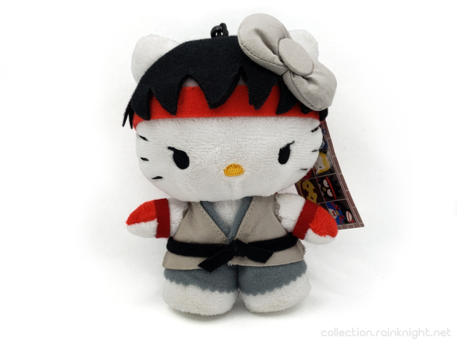 Toynami – Street Fighter x Sanrio – Hello Kitty as Ryu Clip-On Pouch Plush