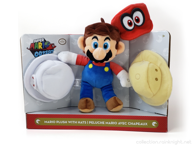 ThinkGeek – Super Mario Odyssey – Mario Plush with Hats