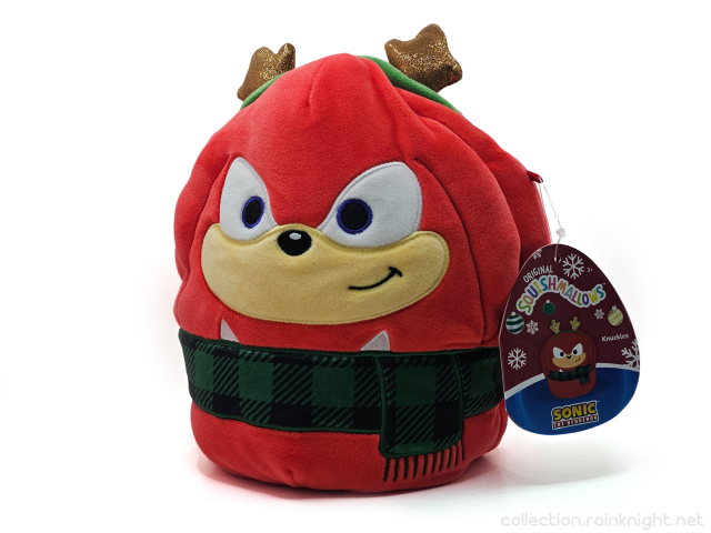 Jazwares – Squishmallows Christmas Knuckles With Scarf and Antlers 8 Inch Plush