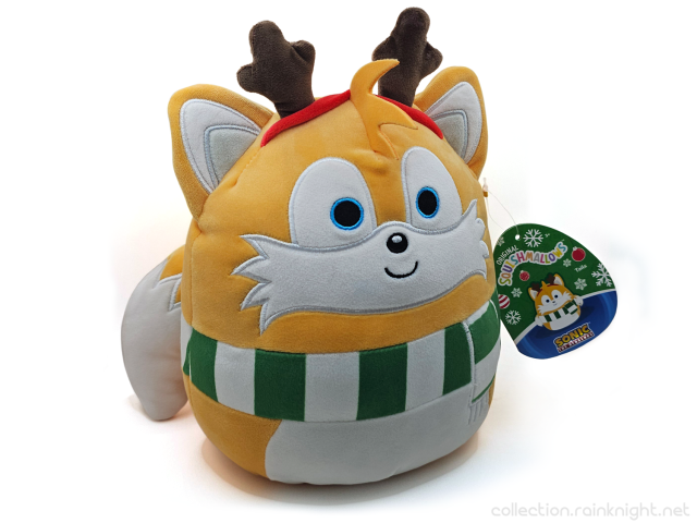 Jazwares – Squishmallows Christmas Tails Wearing Striped Scarf 10 Inch Plush